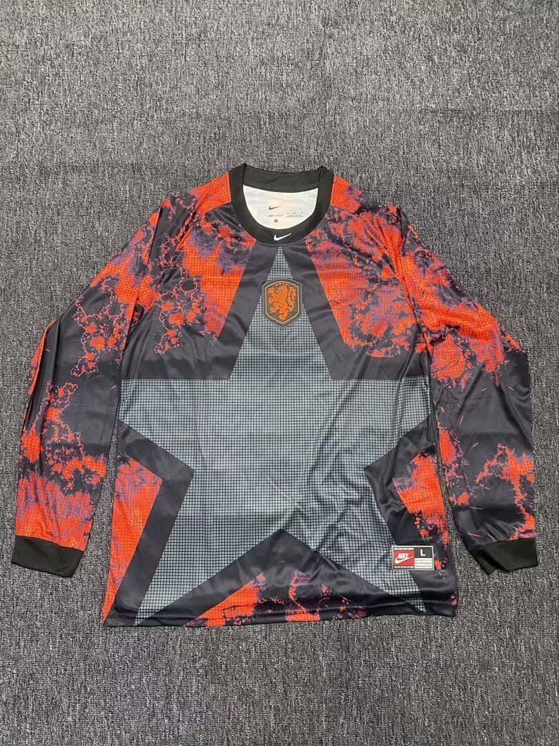 AAA Quality Netherlands 2026 World Cup GK Long Soccer Jersey